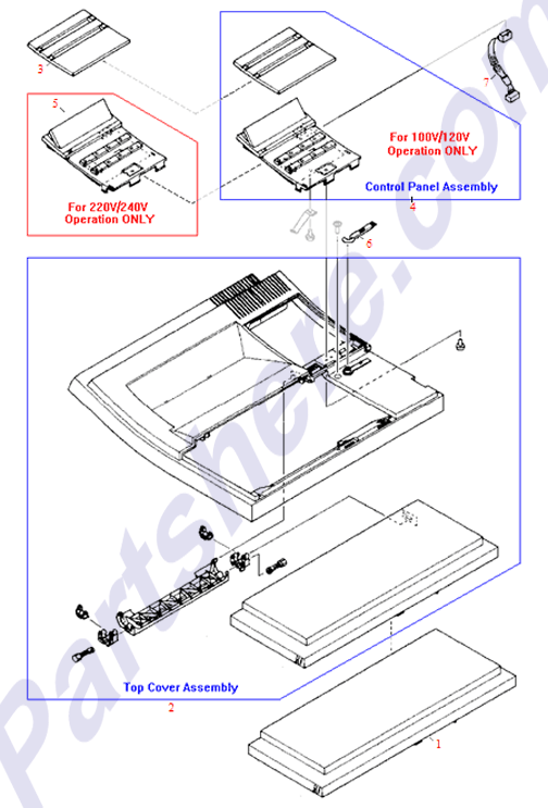 HP parts picture diagram for RB1-2260-000CN, RG5-0872-000CN, RG5-1076-000CN, RG5-1077-000CN, C2037-40002, C2037-40003, C2037-40004, C2037-40005, C2037-40006, C2037-40007, C2037-40008, C2037-40009, C2037-40010, C2037-40011, C2037-40012, C2037-40013, C2037-40014, RB1-3474-000CN